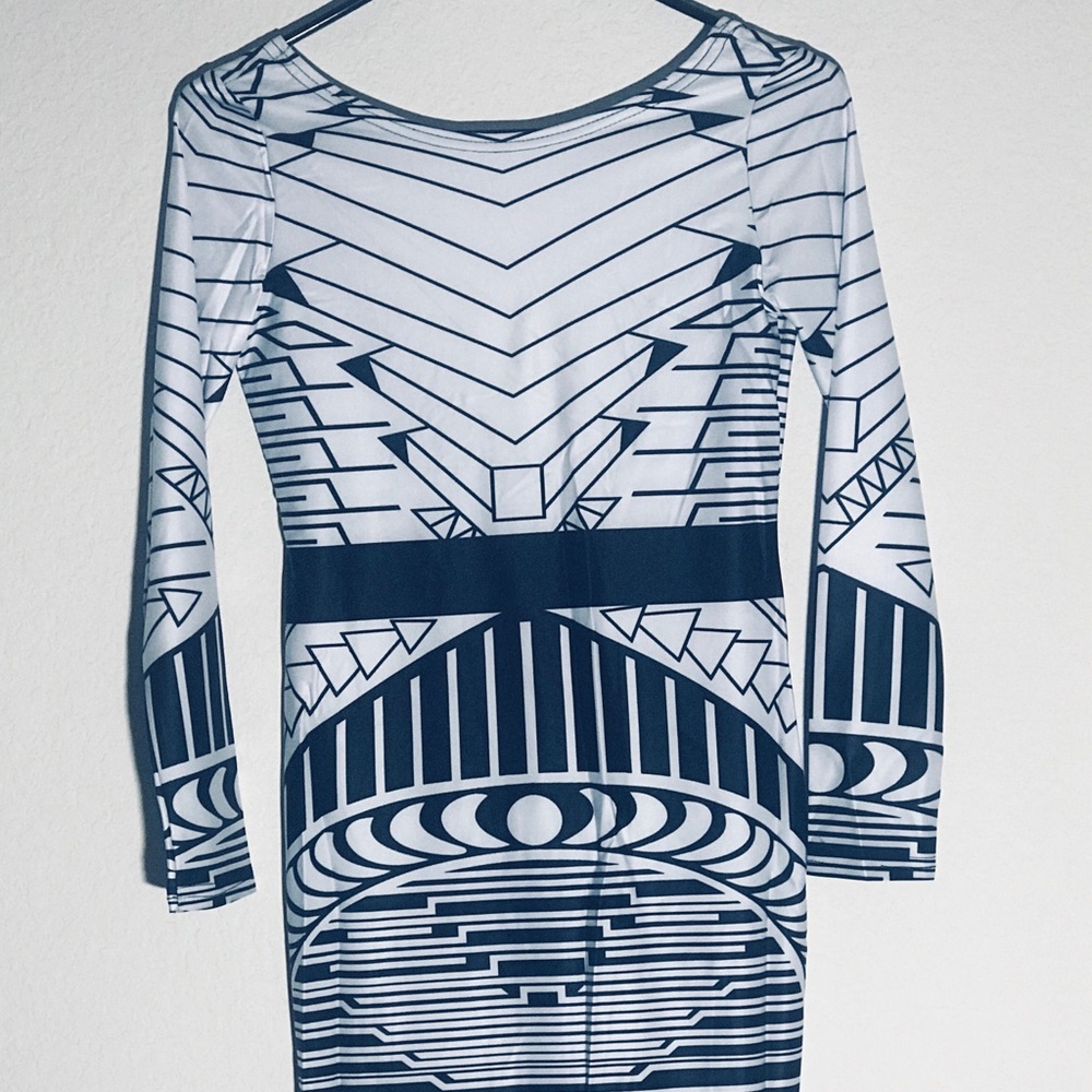Black&white sexy dress